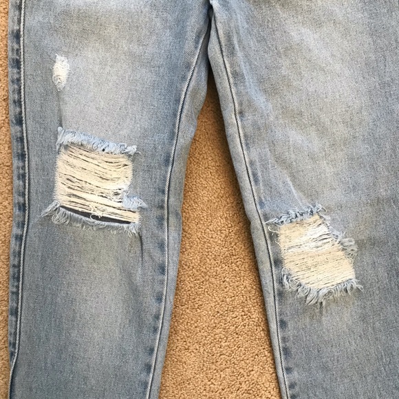 ONeill Distressed Denim Blue Jeans NEW Womens Size 0 Waist 24 Light Wash Benatar - Picture 13 of 14